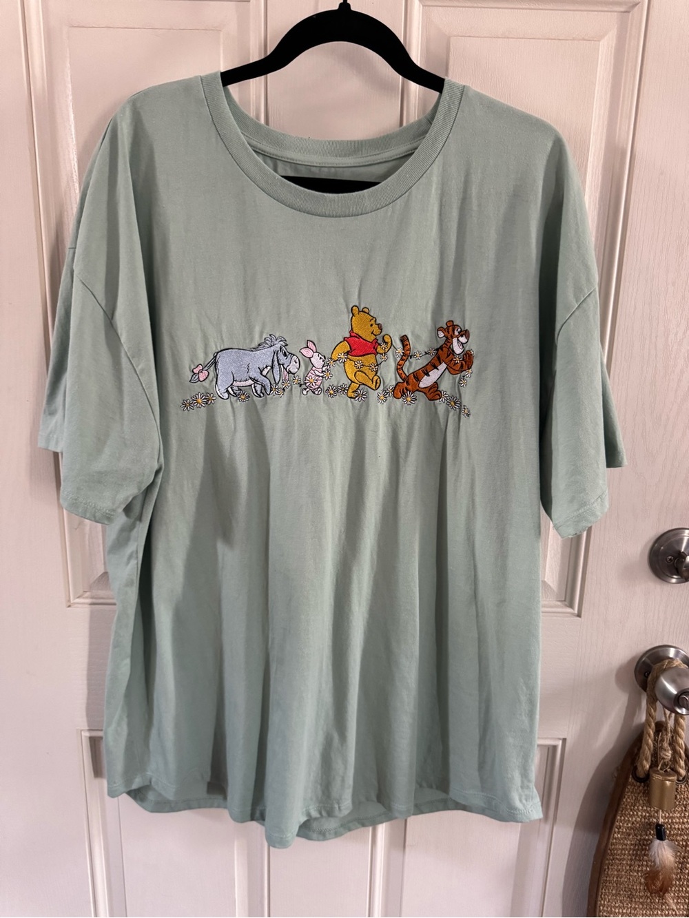 Disney Pastel Mint Winnie the Pooh Character Graphic Tee